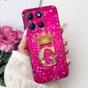 Чехол для Motorola Moto G15 Чехол MotoG15 Роскошные Буквы Короны Мягкий Силиконовый Чехол для Телефона Для Motorola Moto G75 5G G 75 G 15 Бампер