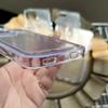 Чехол Simplicity для iPhone 16 15 14 13 12 11 Pro Max Plus, акриловый жесткий бампер, прозрачная задняя крышка с серебряной кнопкой