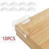 10Pcs Pre-Taped Adhesive Furniture Corner Guard Transparent Edges Safety Bumpers  Sharp Corners