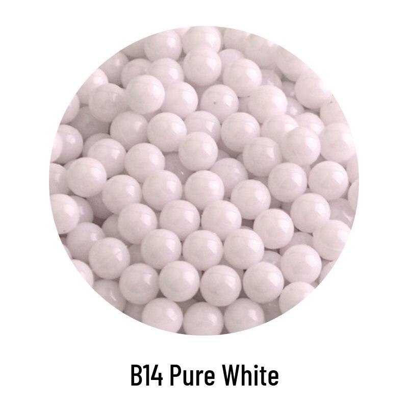 Пластиковые бусины конфетных цветов: Круглые упругие мячики без отверстий для детских DIY украшений, поделок и пуль для игрушечных пистолетов.