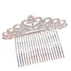 Корона Стразы Гребень для волос для женщин и девушек - Принцесса День рождения Заколка для волос Аксессуар
