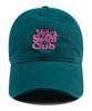 Кепка с козырьком Wig Swimclub, стираная, бирюзовая