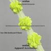 3D Chiffon Lace Flower Ribbon for Children's and Women's Clothing Accessories