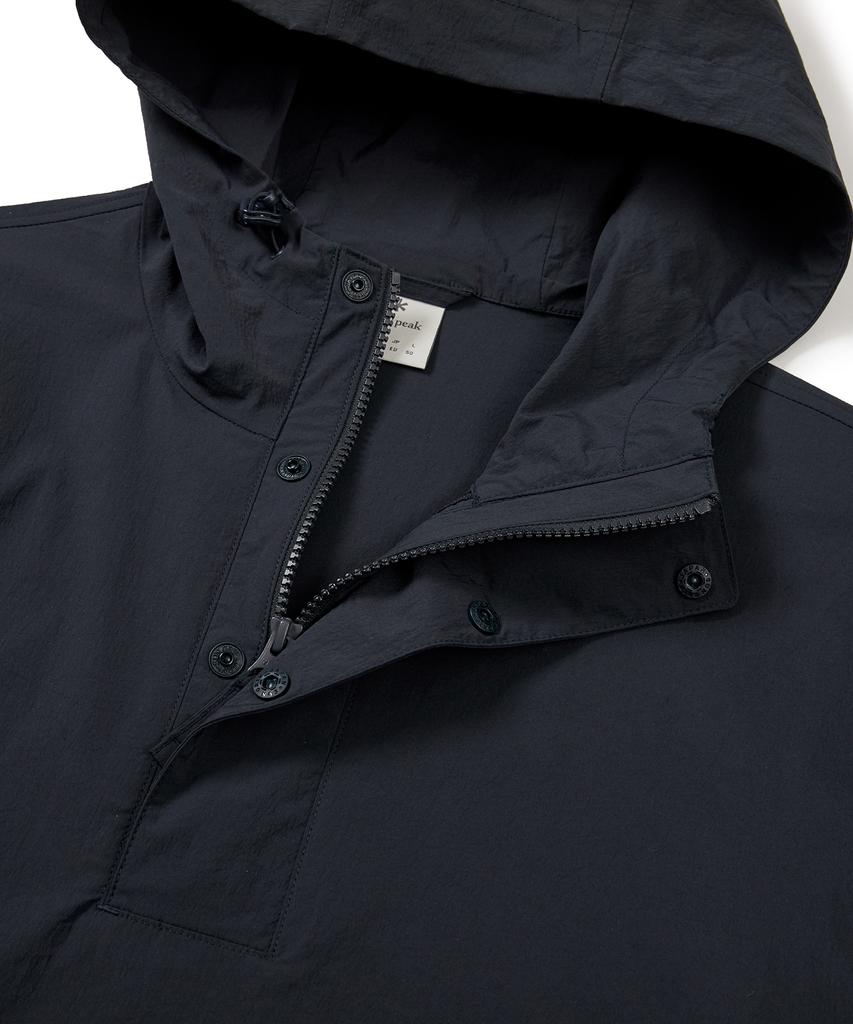 Snowpeak Apparel Root Анорак с капюшоном, короткий рукав, темно-синий (S24Muran65)