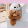 Soft Sea Otter Plushie With Long Fur Pp Cotton Filling Stuffed Animal Kids For