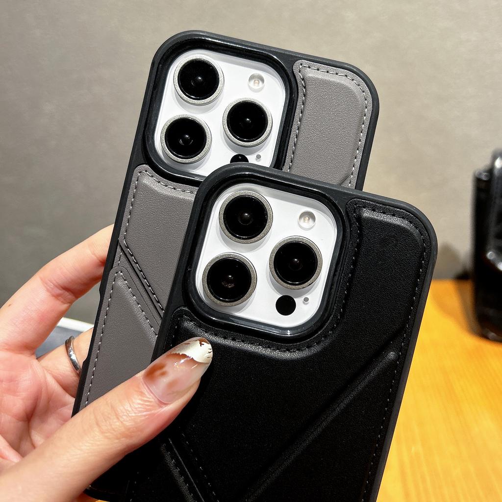 Роскошный многофункциональный чехол-кошелек для карточек для iPhone 16 15 14 Plus 13 12 Pro Max 11 PU держатель браслет мягкий силиконовый чехол