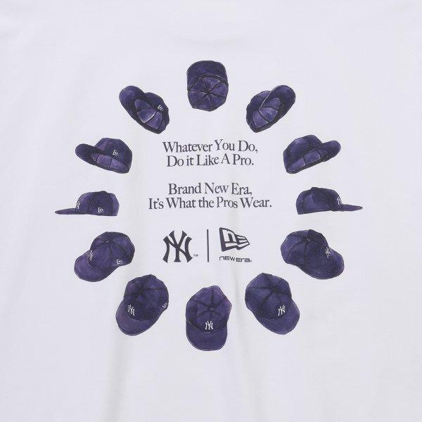 New Era Mlb New York Yankees Circle T shirT whiTe 59fifTy