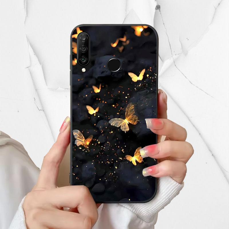 Чехол для телефона Huawei P30 Lite Силиконовый чехол MAR-LX1A Модный Расписной Ударопрочный Мягкий Fundas Для Huawei Nova 4e Чехол P30Lite