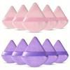 10 Pieces Powder Puffs Triangle Cosmetic Powder Puff Reusable Powder Sponge Makeup Foundation Sponge For Face Powder Makeup Tool