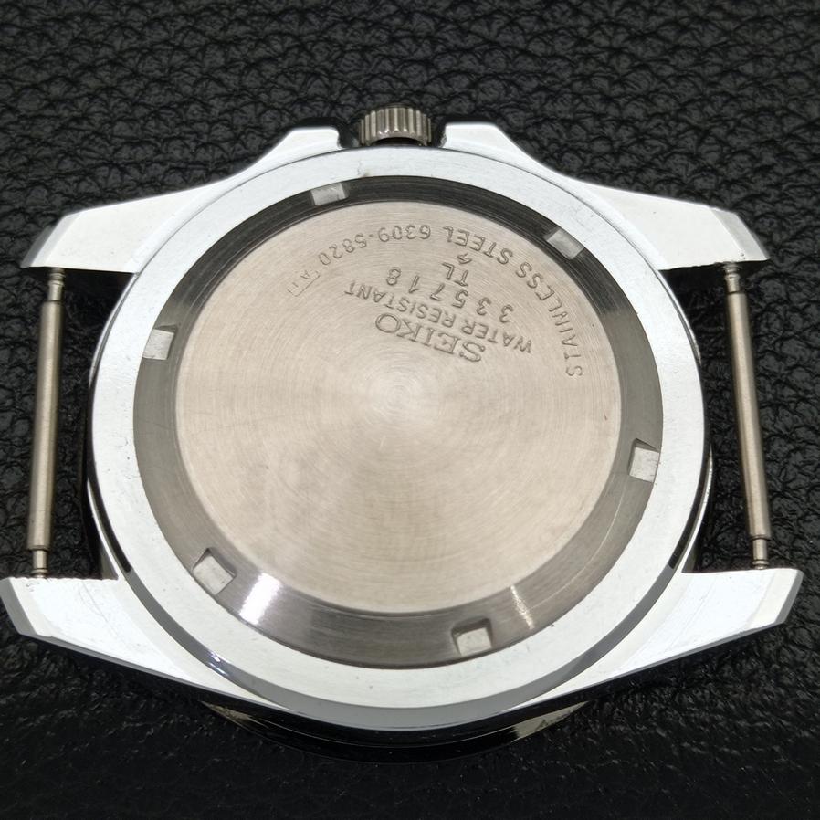 JAPAN SEIKO 5 MENS AUTOMATIC 6309A ВОССТАНОВЛЕННЫЕ ЧАСЫ С ЧЕРНЫМ ЦИФЕРБЛАТОМ a426510-2