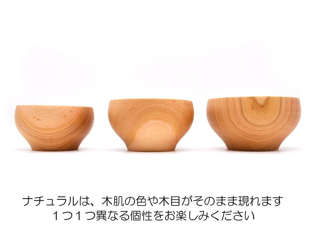 Yamanaka Lacquerware Kashoan Wooden Bowl, Soup Bowl, Large, Approx. 12cm, Cherry Blossom Design, Natural, SO-0564