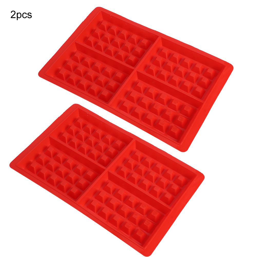 2Pcs DIY Baking Tools Silicone Waffles Muffin Mold Cake Chocolate Moulds Kitchen Accessory