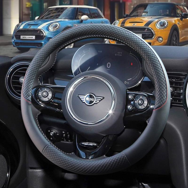 Аксессуары, подходящие для рулевого колеса BMW mini Cooper, чехлы countrymen one, забавные нескользящие накладки czujm33