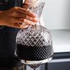 High-grade Crystal Glass 360Rotating Decanter Tumbler 1500ml Wine Dispenser/Decanter Tumbler Bar Wine Accessories