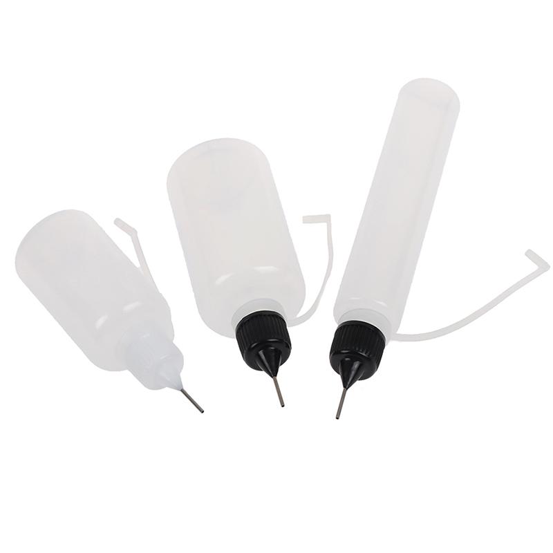 5Pcs 30Ml/50Ml Glue Applicator Needle Squeeze Bottle For Diy Quilling Paper Tool