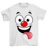 Silly Face Red Nose Novelty Funny T-Shirt Adults and Kids Comedy Tee Shirt