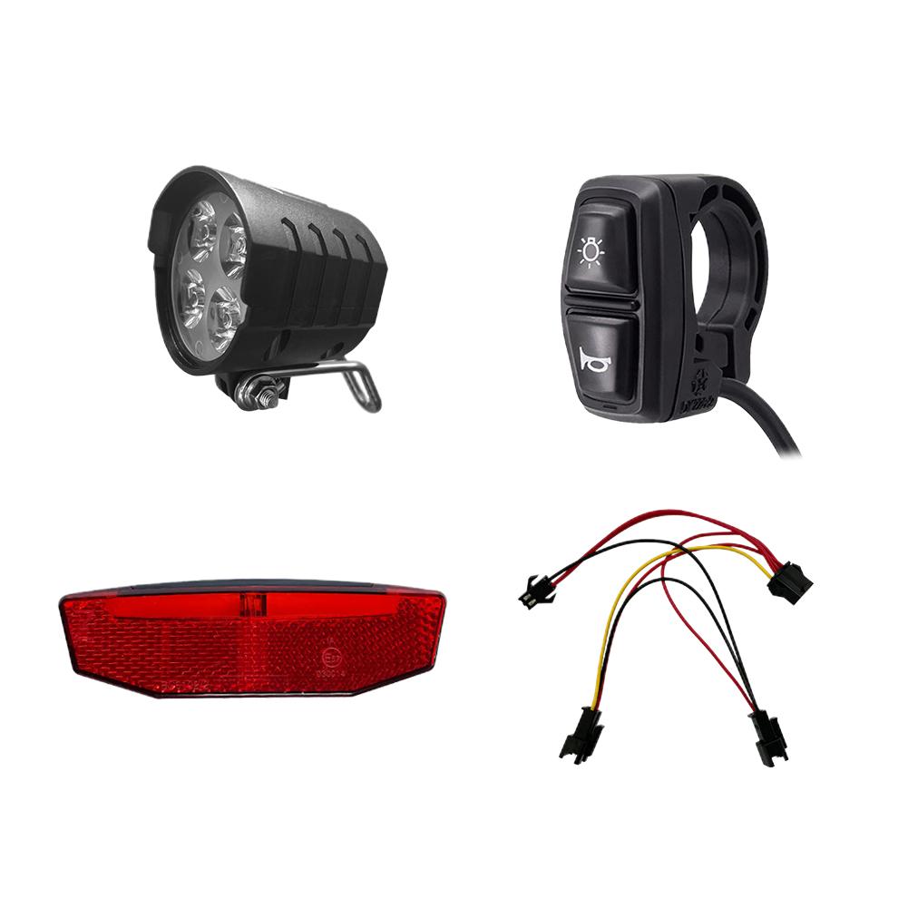 Комплект фонарей для электрического велосипеда, задний фонарь 36 В-60 В