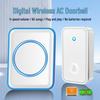 Wireless Self-Powered Doorbell, Long Range, Waterproof, Outdoor Use, Elderly Call Button