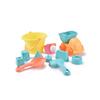 11Pcs/Set Toddler Beach Toys Swimming Pool Shower Baby Sand Spatula Bucket Game Festival Gifts Accessories Color Random