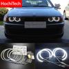 HochiTech для BMW E36 E38 E39 E46 проектор Ультра яркие белые светодиодные ангельские глазки SMD 2600Лм 12В комплект колец дневной свет 131ммx4