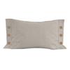 Decorative Linen Cotton Cushion 32x50 Cm LINO Natura, by Soleil d'Ocre