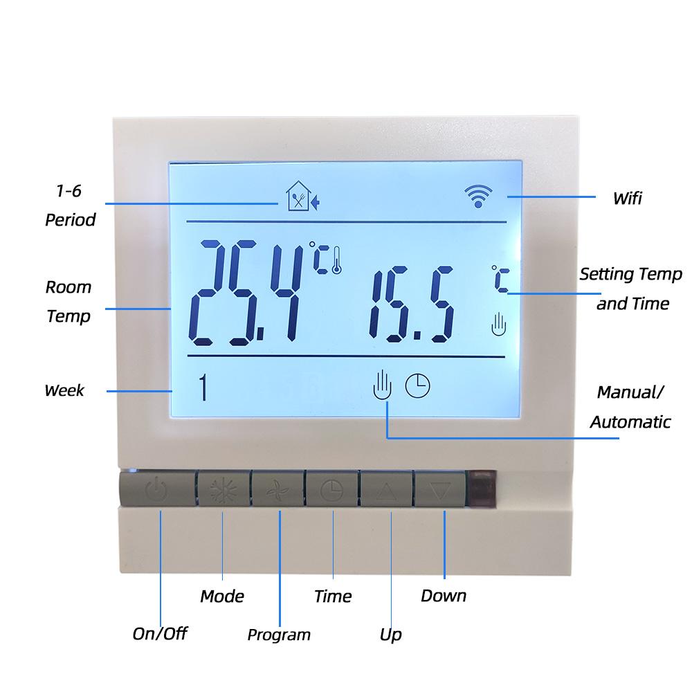 Термостат Tuya умный дом умный дом пульт дистанционного управления температурой умный термостат Alexa Google Home 95 ~ 240 В переменного тока