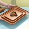 Multiple Colors Pallet Rectangular Food Bread Pan Nordic Hotel Service Tray  Hotel Service Tray
