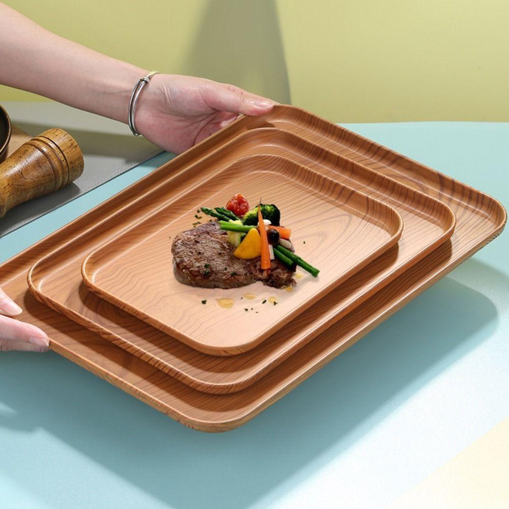 Multiple Colors Pallet Rectangular Food Bread Pan Nordic Hotel Service Tray Hotel Service Tray