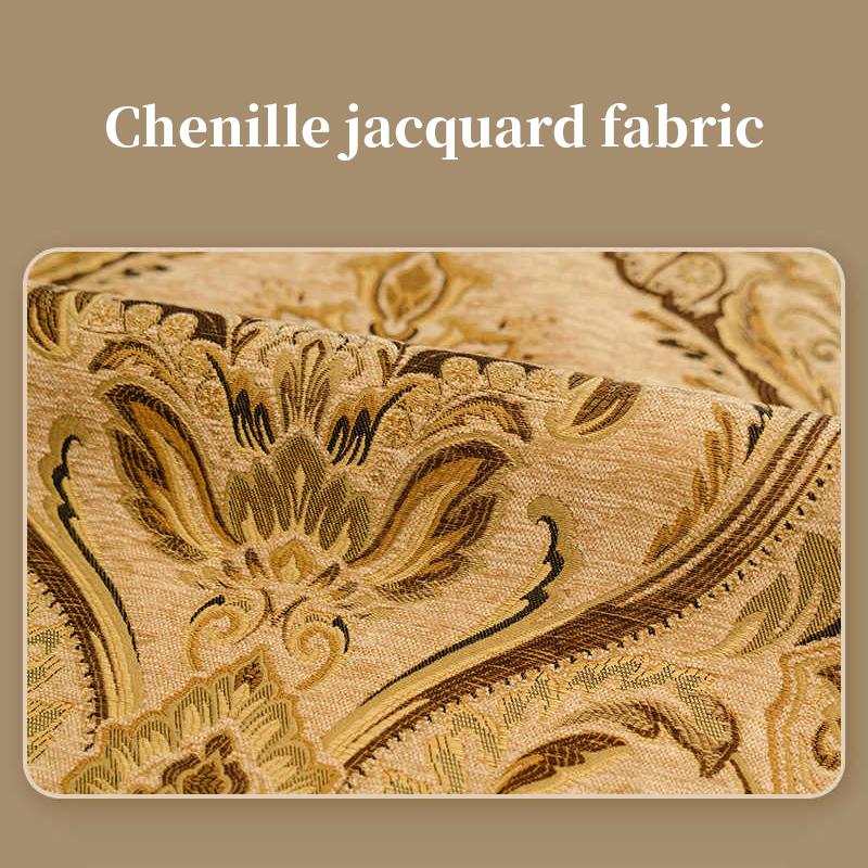 European Style Sofa Cover Luxurious Anti Slip Chenille Jacquard Fabric Sofa Cushion Living Room Decoration Slipcover Home Decor