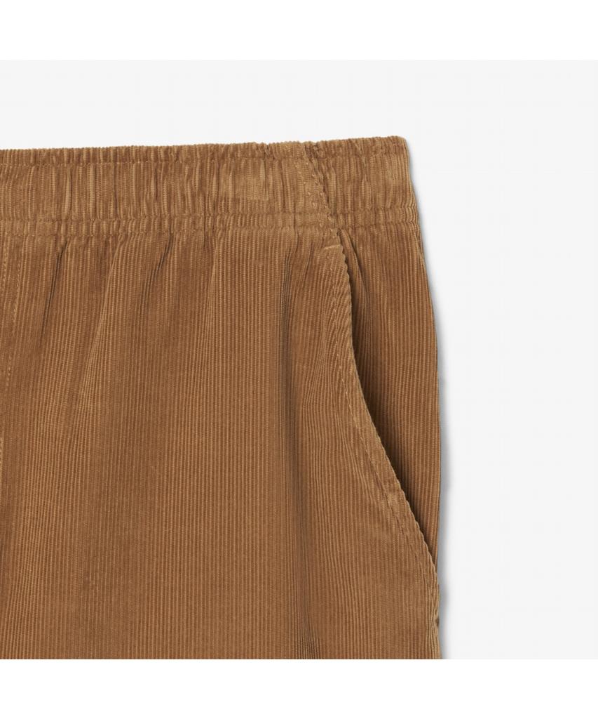 Мужские эластичные вельветовые брюки LACOSTE Hh9646-55N Dpc