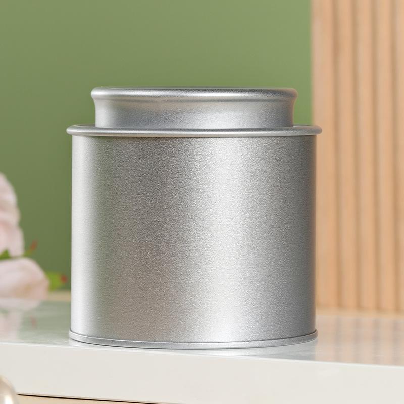 Portable Mini Matcha Powder Can Thick Tinplate Tea Sealed Jar Spice Storage Box Container Box Kitchen Gadgets Household