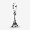 925 Sterling Silver Sparkling Palm Tree Cross Key Birdcage Pendant DIY Fine Beads Fit Original Pendant Charm Bracelet Jewelry