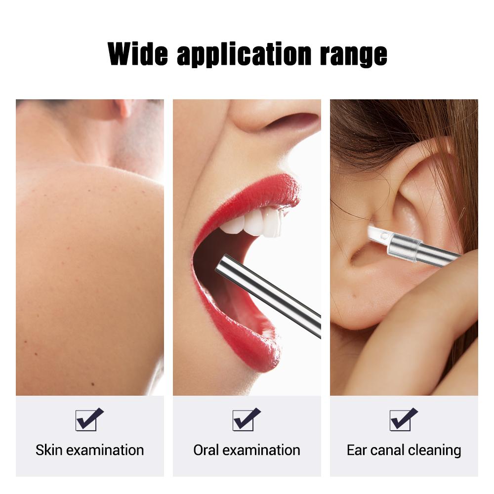 3.5mm Smart Ear Cleaner Endoscope Spoon Visual Ear Stick Camera Ear Picker Cleaning Wifi Mouth Nose Otoscope Earwax Removal Tool