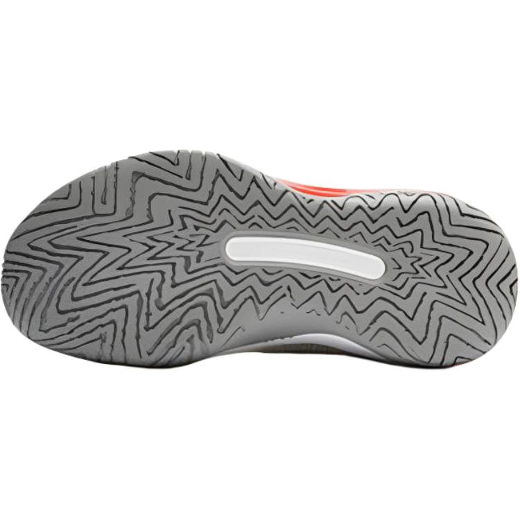 Баскетбольные кроссовки Li Ning Childrens Pioneer Team 3 V3, удобные, универсальные, средней высоты, детские баскетбольные кроссовки, красные, серые, YKBU038-5