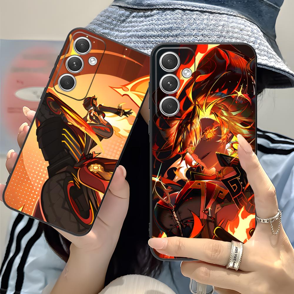 Игровой чехол GI Mavuika Матовый ТПУ для мобильного телефона Samsung Galaxy S26 S25 S24 S23 S22 S21 S20 Note20 Plus FE Ultra Цветной чехол