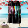 Anime Fusion Power Passion beach towel soft beach swim Absorbent bath towel seaside Outdoor picnic beach mat Travel and vacation towels beach towel