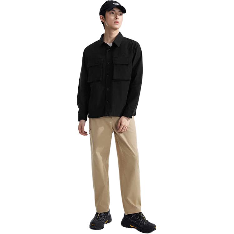 The North Face Осень FW24 Рубашка с длинным рукавом Мужская Космический Черный NF0A83URJK3