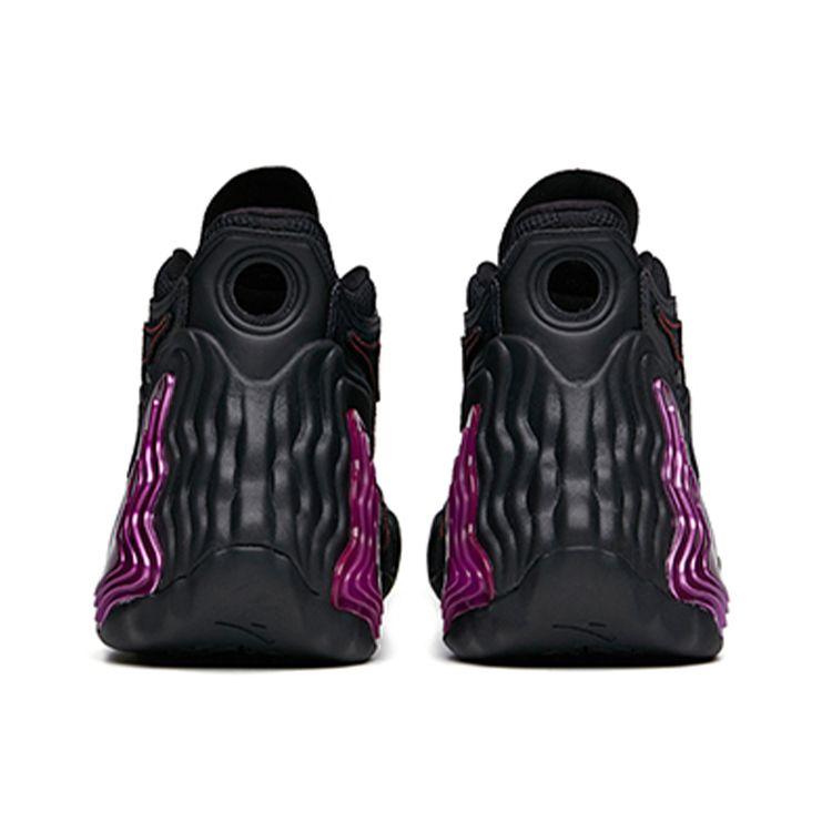 Anta Star Series Xingyue Aurora Shock Absorption Non-Slip Wear-Resistant High-Top Basketball Shoes Men Basketball Shoes Black 112121818A-1