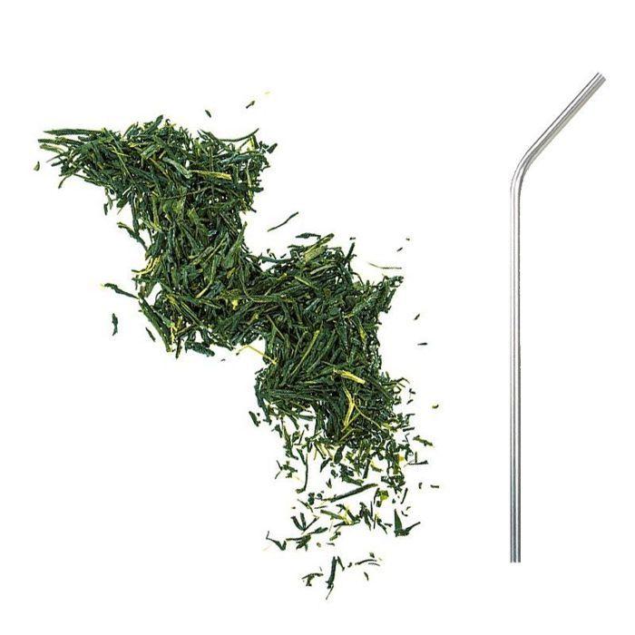 Gyokuro Green Tea 50 G + 4 Stainless Steel Straws