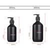 Matte Black 300/500ML Liquid Soap Dispenser Refillable Shampoo Conditioner Body Lotion Container for Bathroom Supplies Hotel
