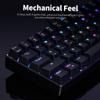 MOTOSPEED CK61 RGB Mechanical Gaming Keyboard OUTMU Red Switches Keyboard 61 Keys Anti-ghosting