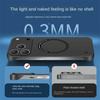 Ультратонкий Жесткий PC Магнитный Безрамочный Чехол Для Телефона Для Magsafe Для iPhone 17 Air 16 15 14 13 Pro Max Plus Матовый Цвет Однотонная Крышка
