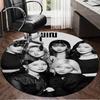 Kpop idle Colorful Dreams Round Rug for Livingroom,Bedroom, Palyroom, Chair Rug, Area rug, Circle Carpet, Large Size Fan Christmas gift
