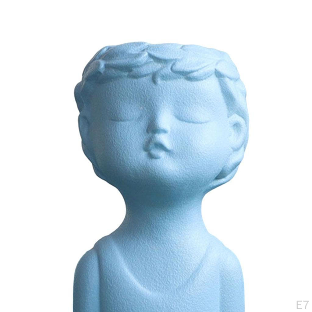 Керамическая ваза, Ваза для цветов в виде человека, Современная минималистичная статуэтка, Скульптура, Держатель, Настольный горшок, Предмет