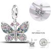 Fashion Trend 925 Silver Travel Airplane Dangle Charms Fit Original  Charm Bracelet DIY Sunflower Butterfly Bead