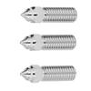 3Pcs 3D Printer Extruder Nozzle 1.75mm M6 High Speed Hotend Extruder Nozzle for Creality K1