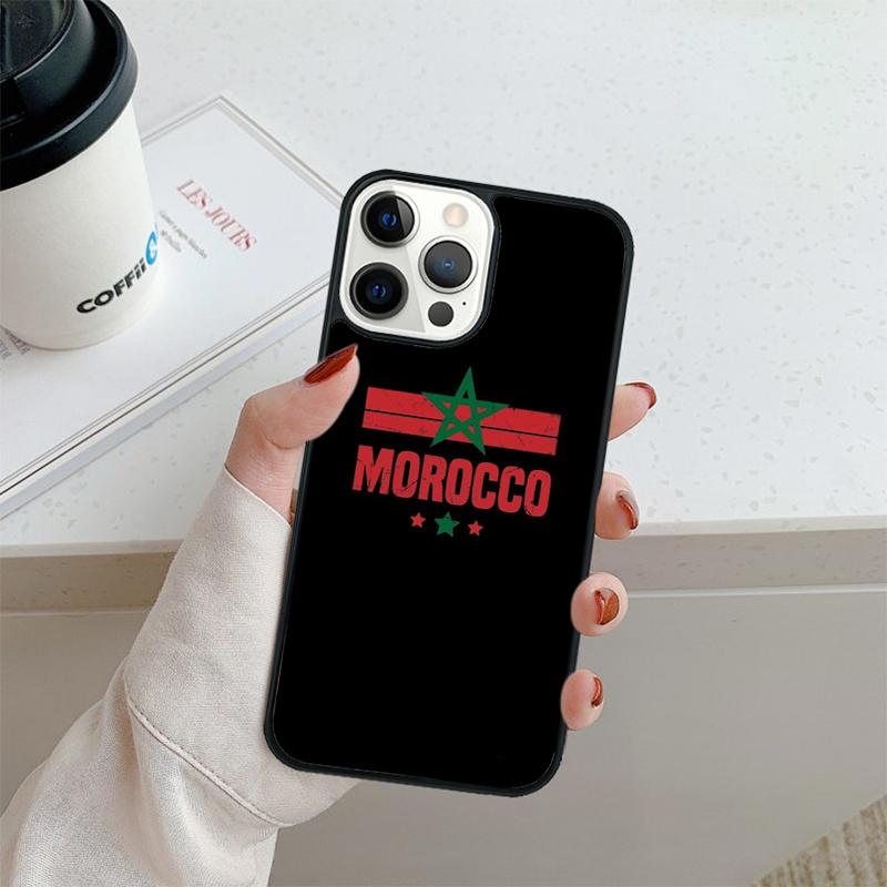 Morocco Maroc Moroccan Flag Phone Case For iPhone 17 Air 16 pro max 15 14 plus 12 13 Shell Cover coque