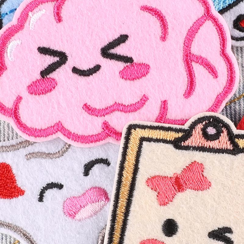 Вышитый бейдж и нашивка на одежду - легко вытягиваемая пряжка для врачей и медсестер