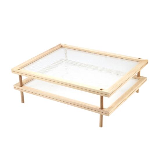 Сушилка для продуктов Штабелируемая многоярусная сушилка Рамочная сетка Сушилка для пасты для быстрой сушки на воздухе Фрукты Овощи Травы