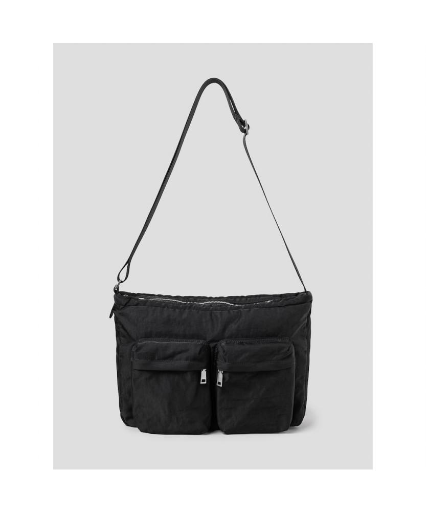 8Seconds Two-Pocket Crossbody Bag Black